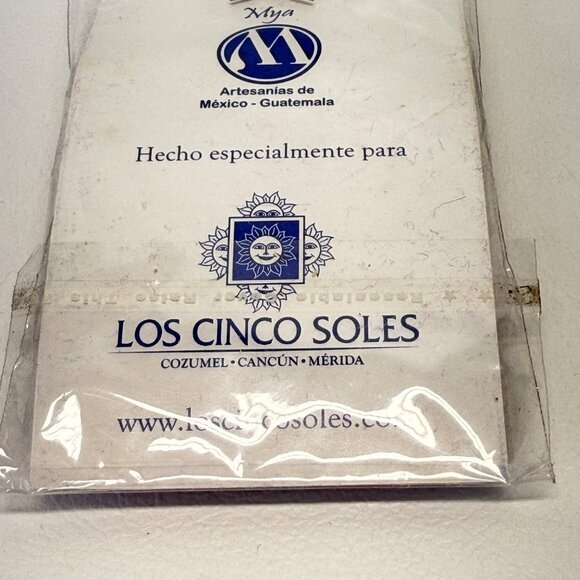 Guatemalan Worry Doll Earrings New Handmade Mexico Los Cinco‎ Soles - Picture 6 of 8